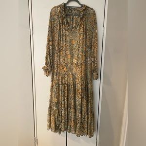 EUC free people feeling groovy maxi dress size medium slip included